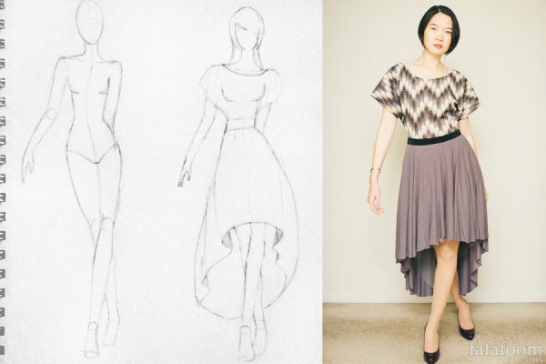آموزش طراحی الگوی لباس